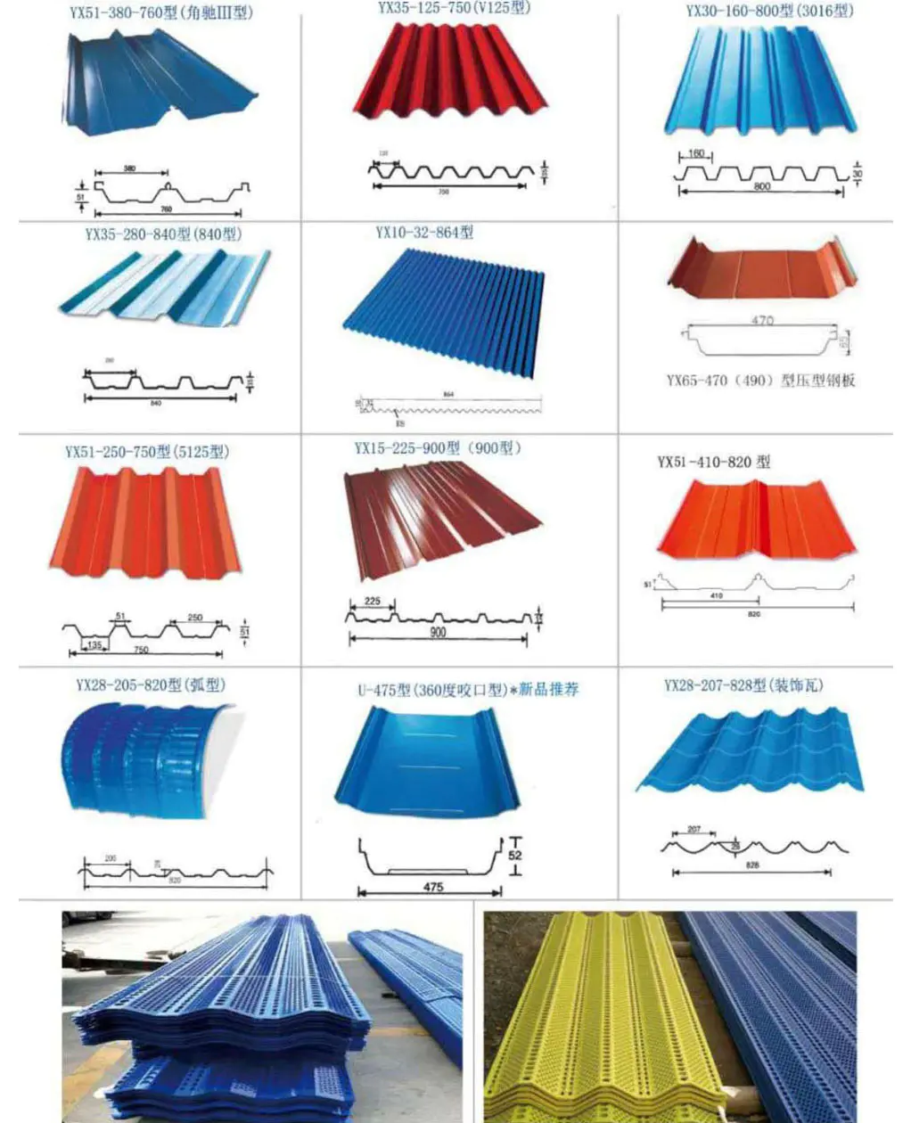 Color Steel Pressure Plate